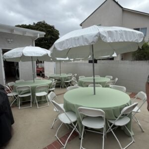 White Umbrellas