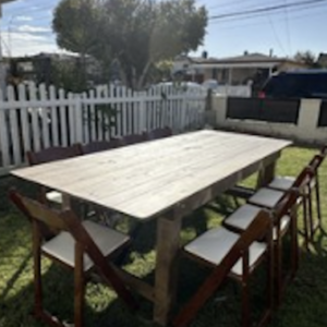 8ft Farm Table